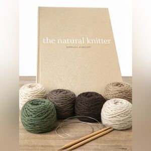 BOOK The Natural Knitter Hardcover Barbara Albright Alpaca Yak Angora **READ